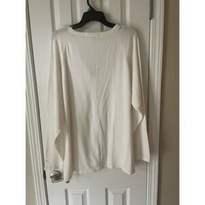 Chestnut Hill Solid White Cardigan, $20, Size 2X, B50